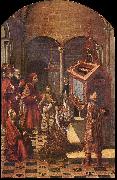 BERRUGUETE, Pedro The Tomb of Saint Peter Martyr  ff Spain oil painting reproduction